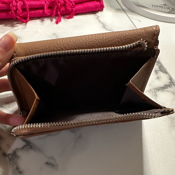 Safekeeper brown wallet trifold wallet with many card holders rfid safe - Picture 3 of 7